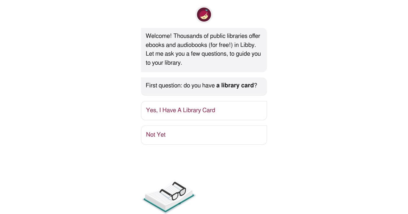 Libby app web interface