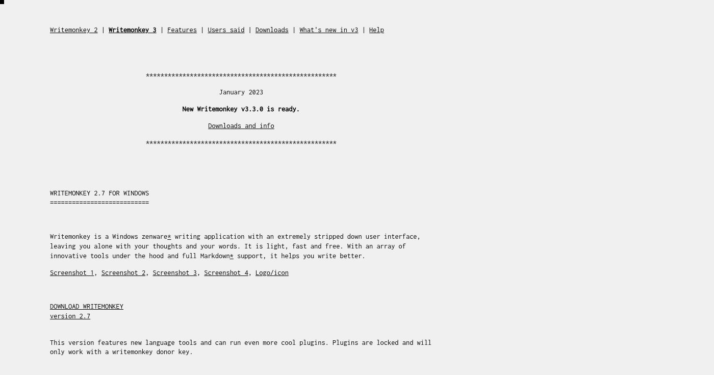 WriteMonkey product screenshot