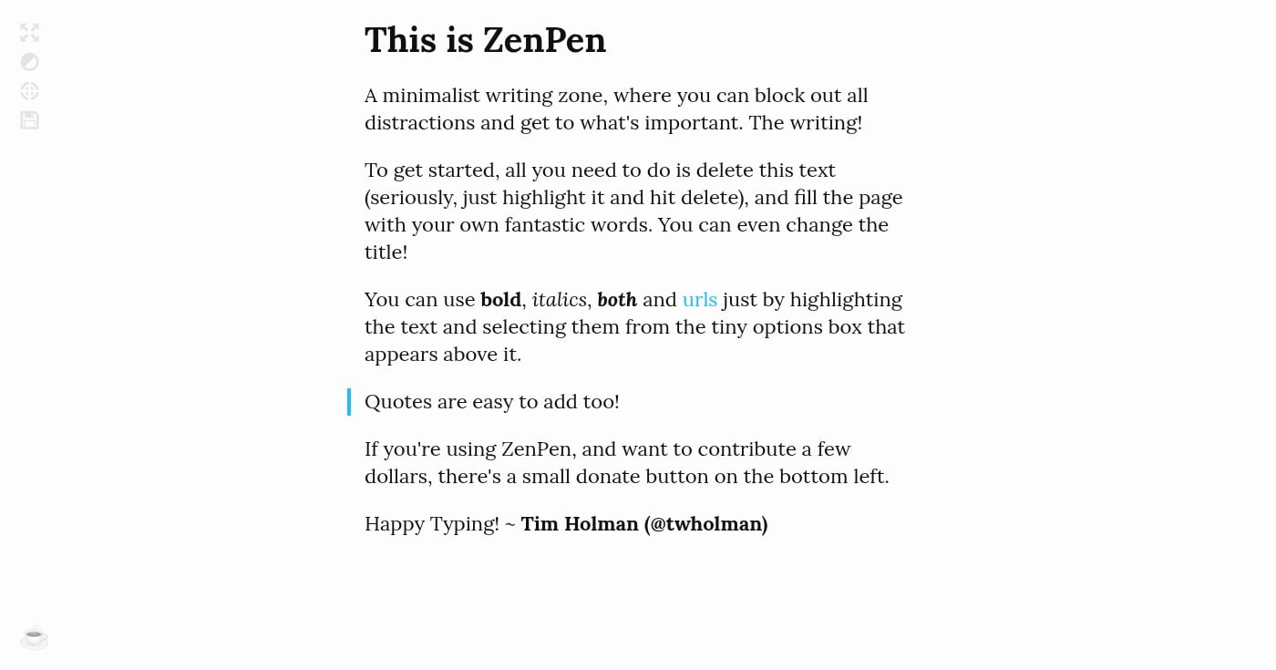 ZenPen product screenshot