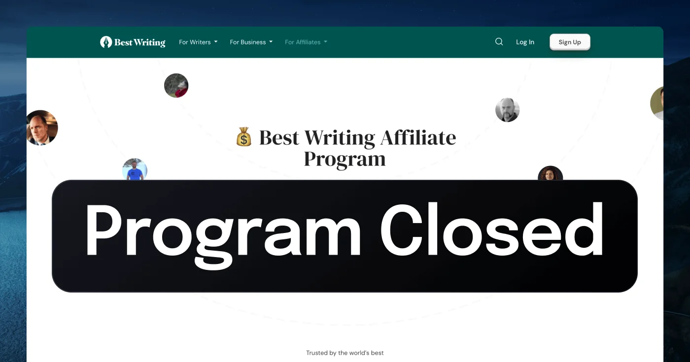 We're Closing Best Writing Affiliate Program