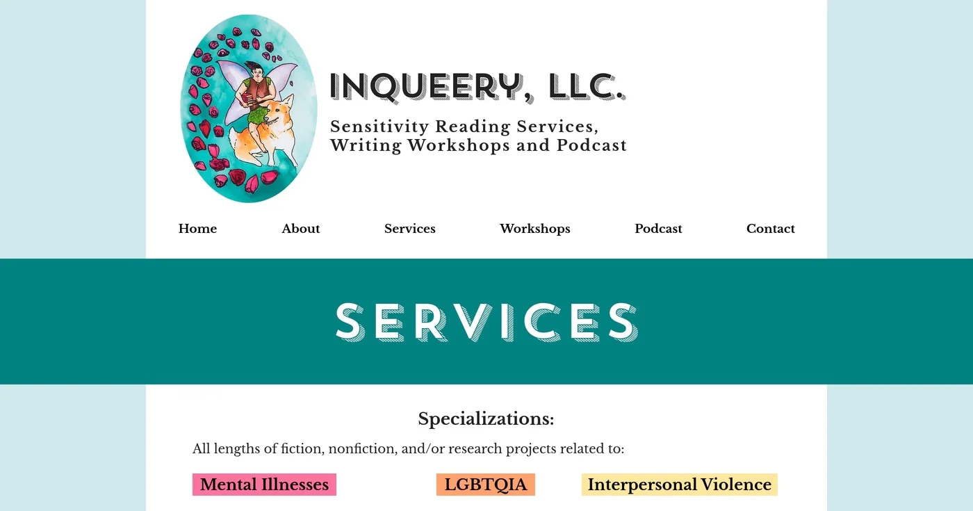 Inqueery sensitivity reading services page