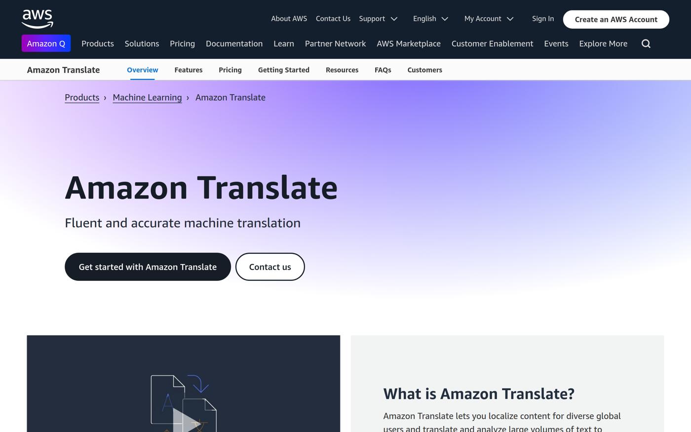 Amazon Translate