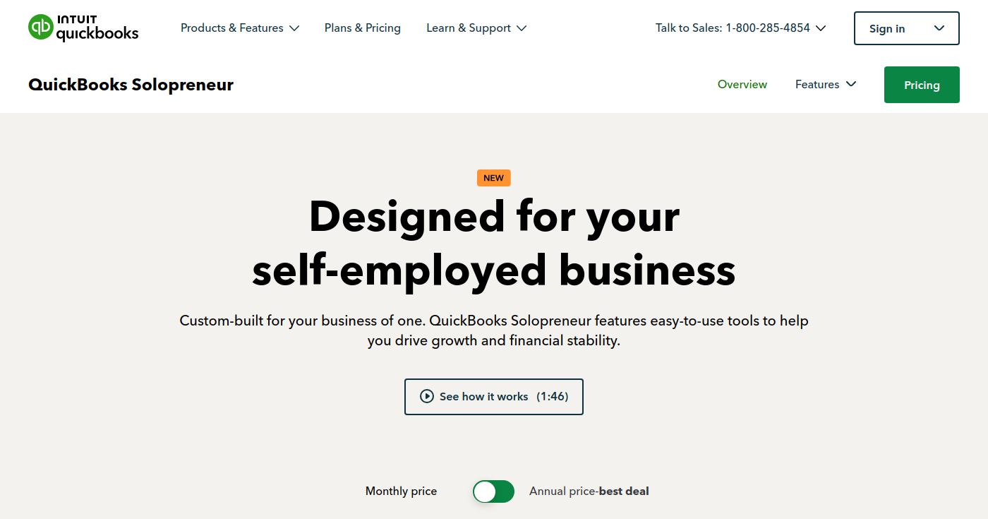 QuickBooks Solopreneur